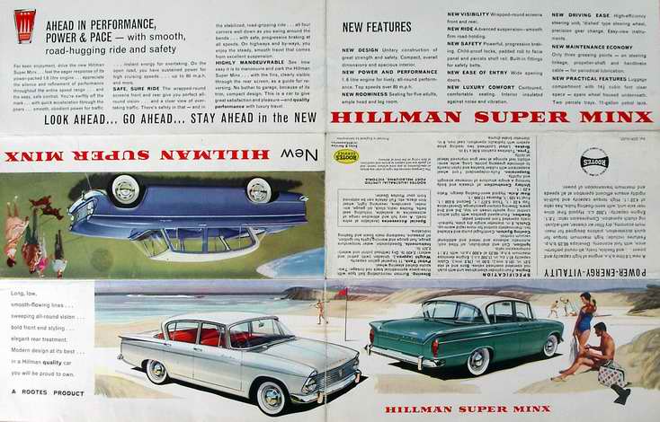 For keen enjoyment drive the new Hillman Super Minx feel the eager 