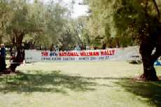 The banner in the Park